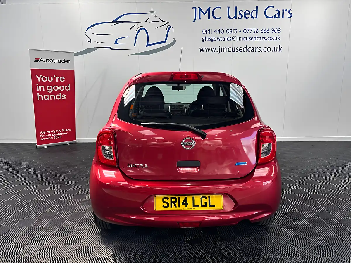 Used 2014 Nissan Micra Visia Shiraz Red - Interior and Exterior details 5
