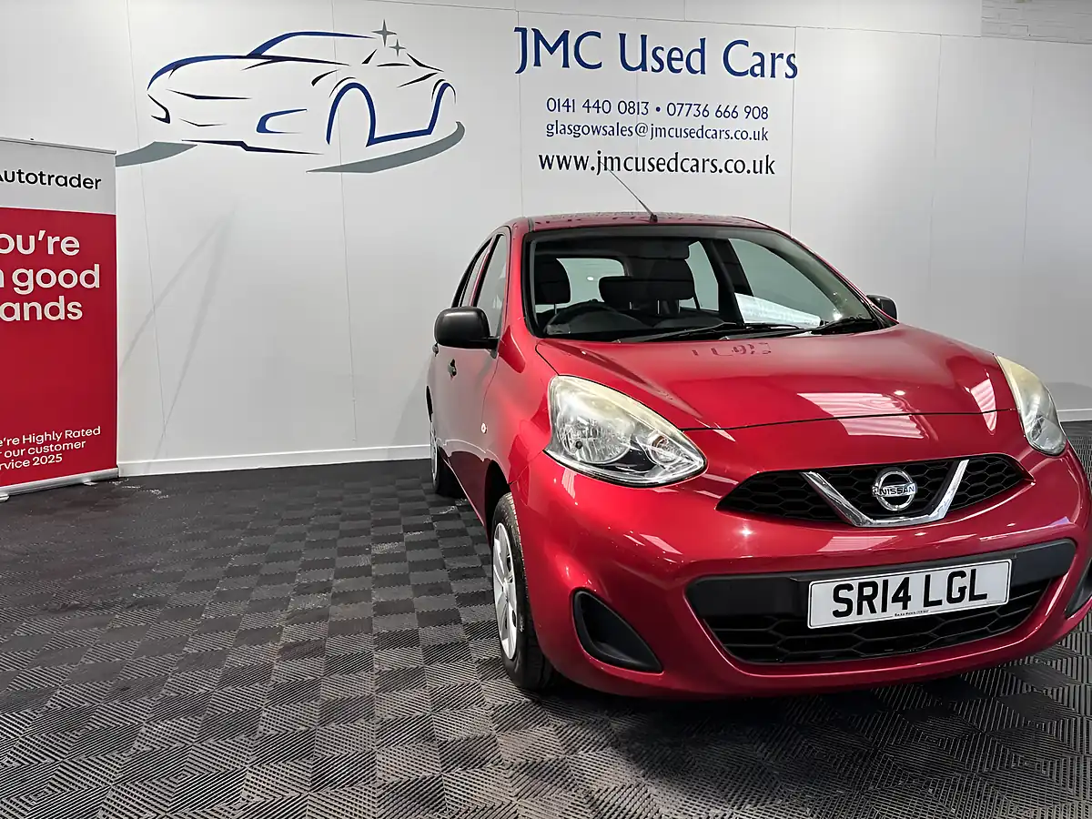 Used 2014 Nissan Micra Visia Shiraz Red - Interior and Exterior details 6