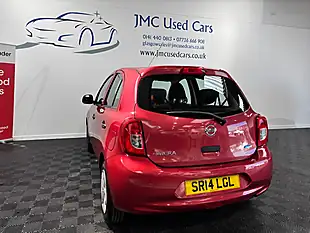 Used 2014 Nissan Micra Visia Shiraz Red - Interior and Exterior details 8