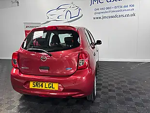 Used 2014 Nissan Micra Visia Shiraz Red - Interior and Exterior details 9