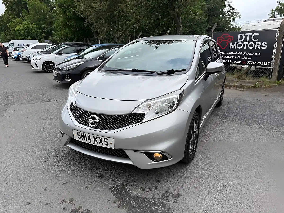 Used 2014 Nissan Note Acenta Silver - Front View