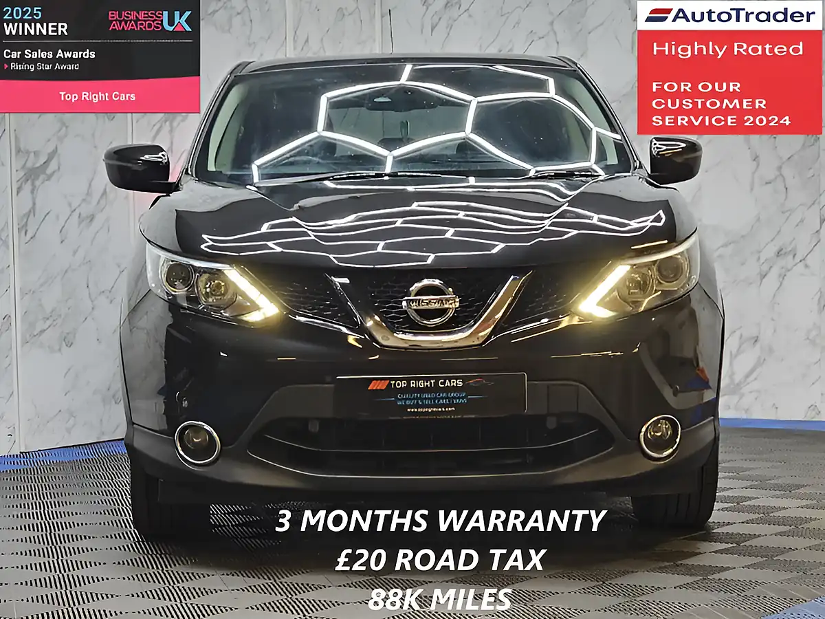 Used 2014 Nissan Qashqai Acenta Premium Black - Interior and Exterior details 2