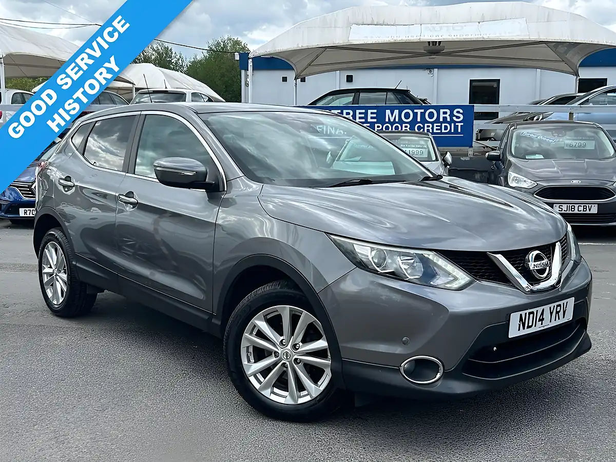 Used 2014 Nissan Qashqai Acenta Premium Grey - Front View