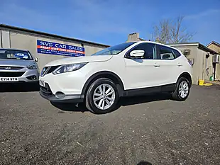 Used 2014 Nissan Qashqai Acenta White - Interior and Exterior details 2