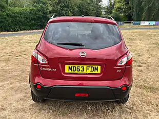Used 2014 Nissan Qashqai Qashqai+2 Red - Interior and Exterior details 6