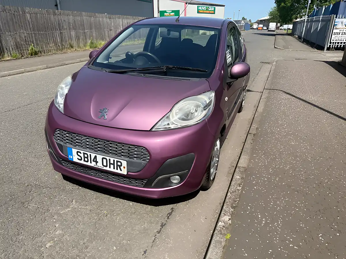 Used 2014 Peugeot 107 Active Purple - Interior and Exterior details 11