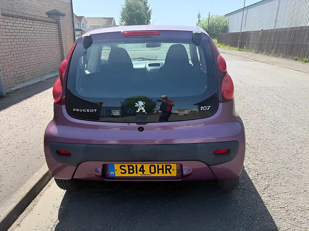 Used 2014 Peugeot 107 Active Purple - Interior and Exterior details 3