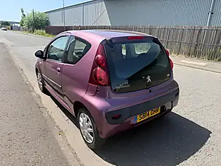 Used 2014 Peugeot 107 Active Purple - Interior and Exterior details 8