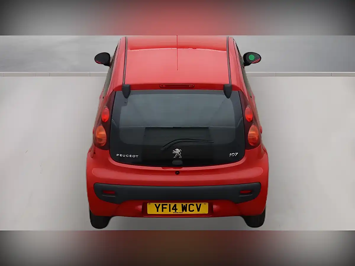 Used 2014 Peugeot 107 Active Red - Interior and Exterior details 8
