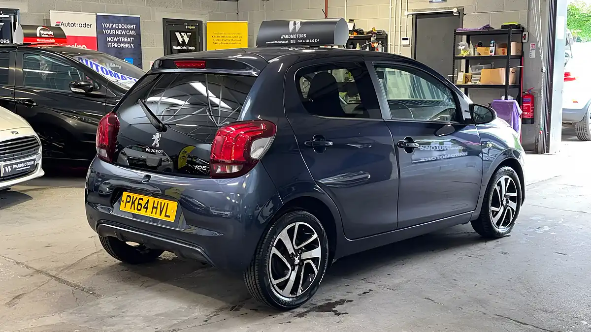 Used 2014 Peugeot 108 Allure Blue Blue - Interior and Exterior details 5