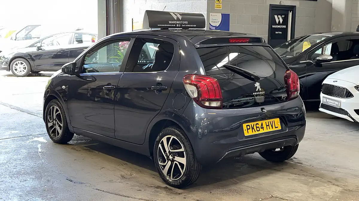 Used 2014 Peugeot 108 Allure Blue Blue - Interior and Exterior details 7