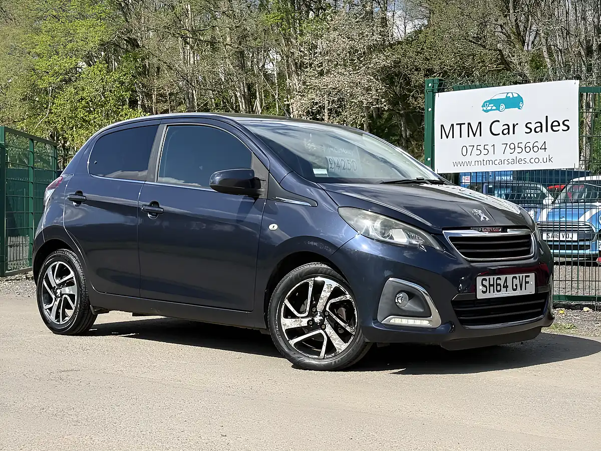 Used 2014 Peugeot 108 Allure Blue - Front View