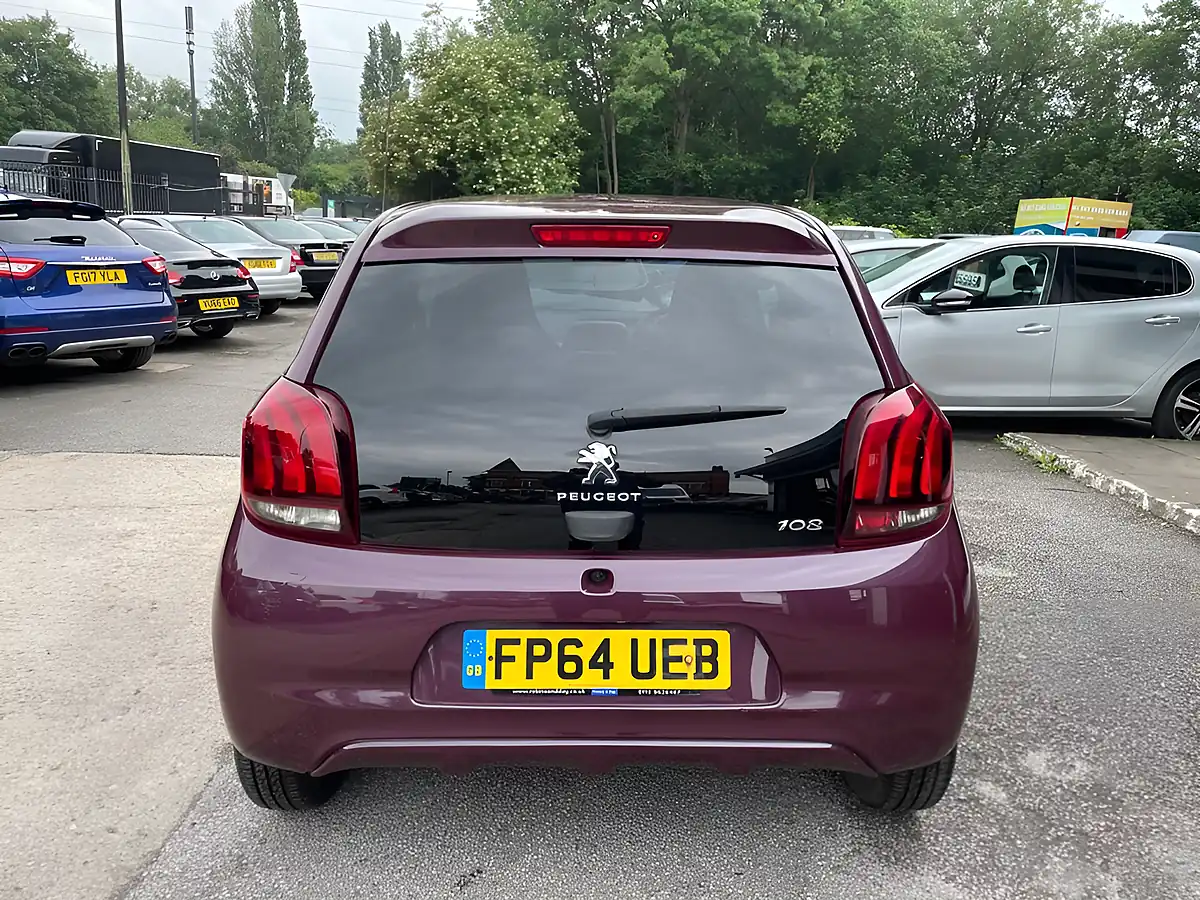 Used 2014 Peugeot 108 Allure Purple - Interior and Exterior details 4