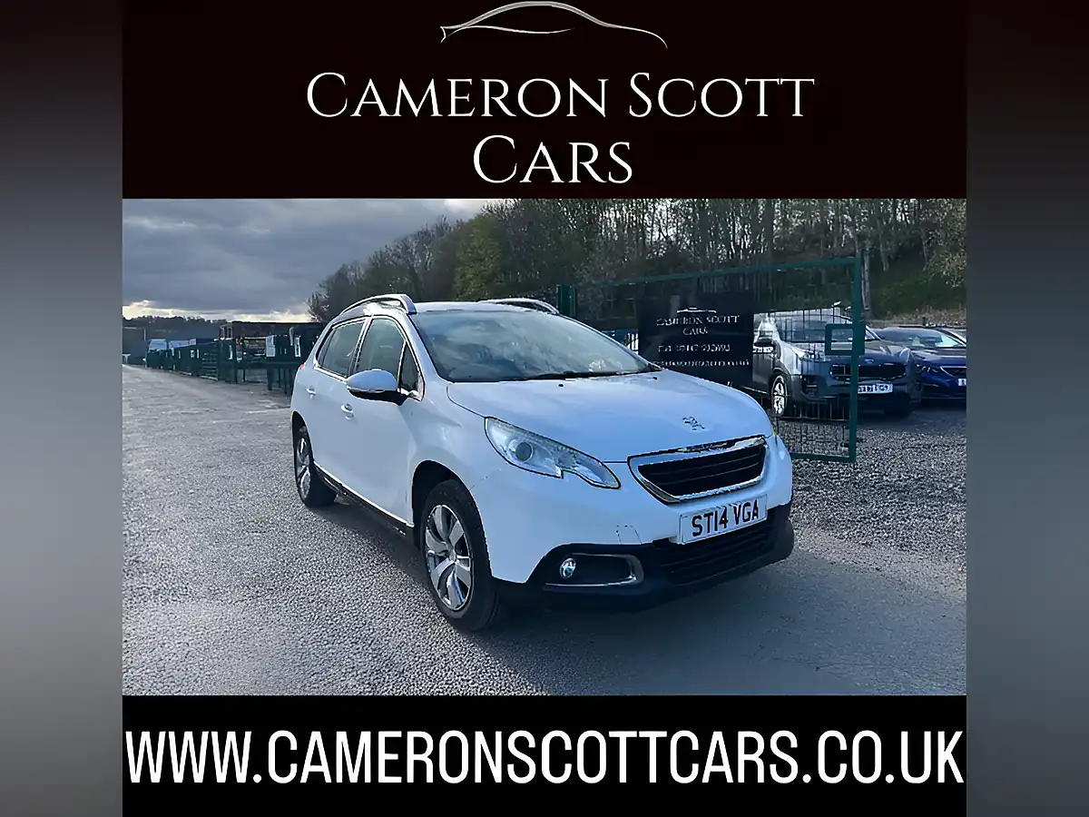Used 2014 Peugeot 2008 Active White - Front View