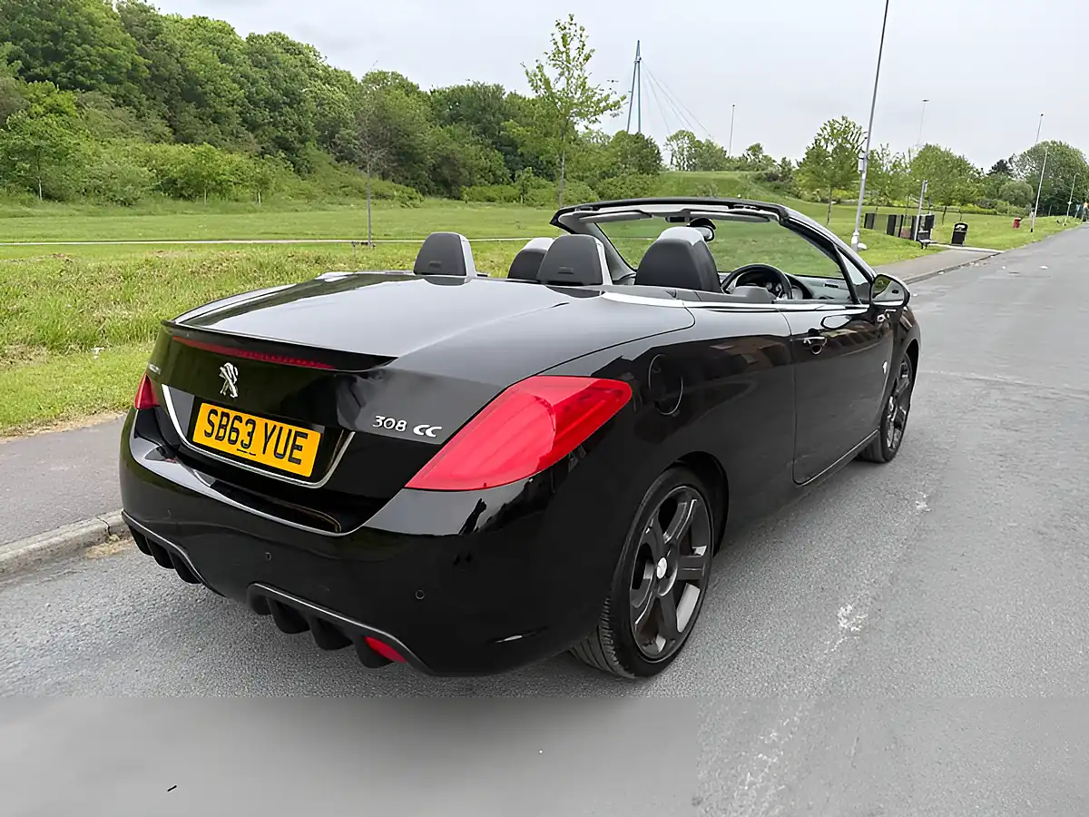 Used 2014 Peugeot 308 Cc Roland Garros Black - Interior and Exterior details 2