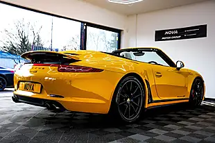 Used 2014 Porsche 911 Carrera 4S Convertible Yellow - Interior and Exterior details 10