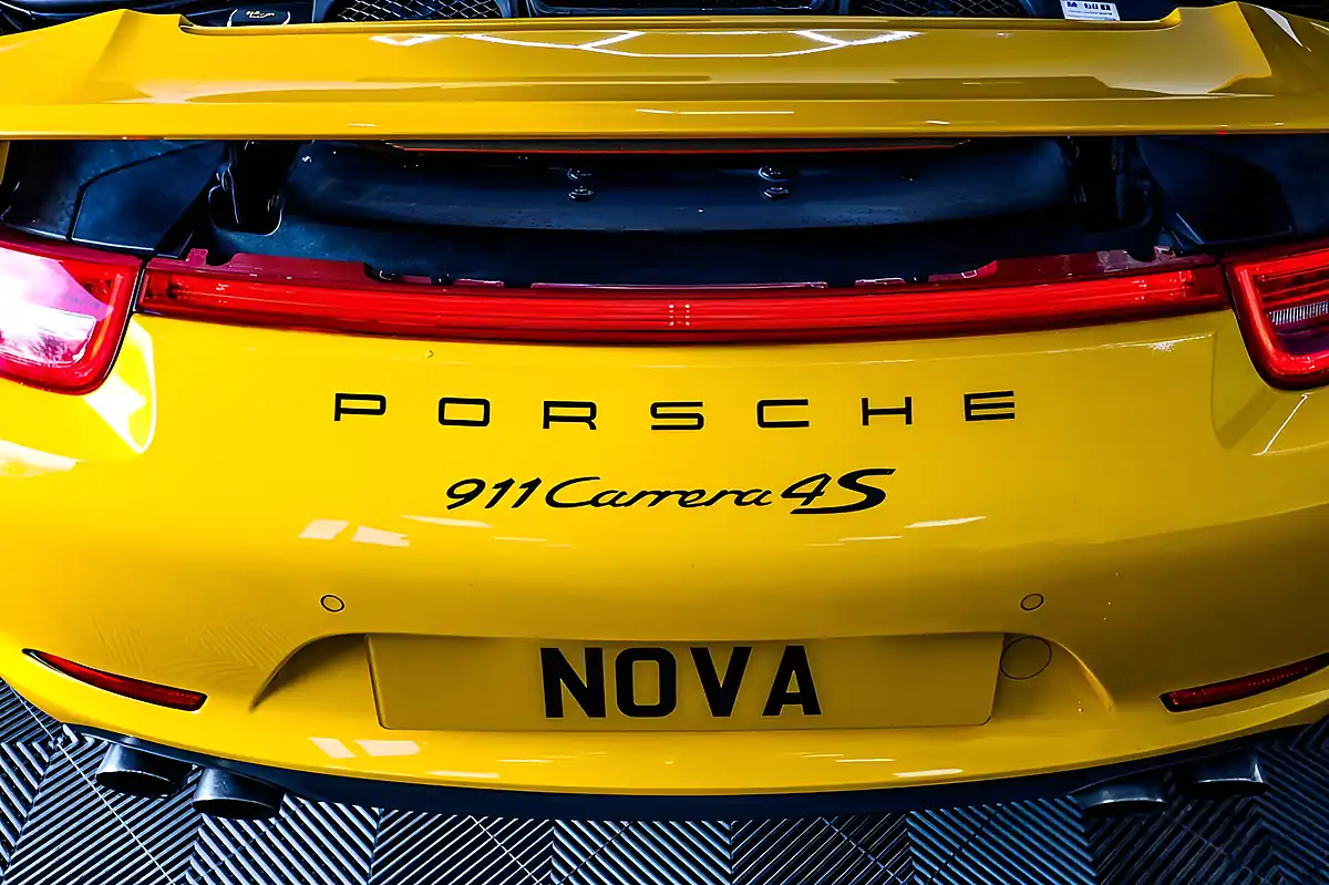 Used 2014 Porsche 911 Carrera 4S Convertible Yellow - Interior and Exterior details 14