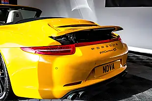Used 2014 Porsche 911 Carrera 4S Convertible Yellow - Interior and Exterior details 18