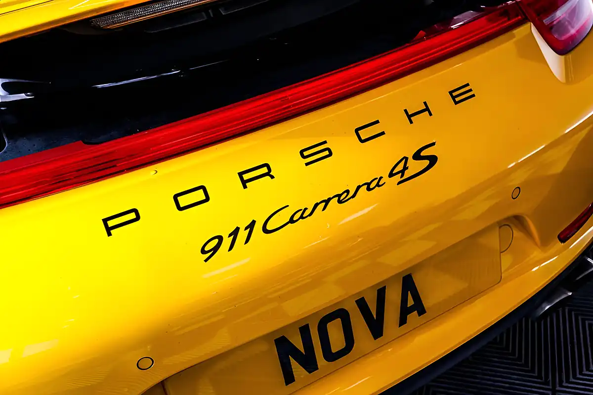 Used 2014 Porsche 911 Carrera 4S Convertible Yellow - Interior and Exterior details 20