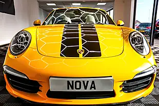 Used 2014 Porsche 911 Carrera 4S Convertible Yellow - Interior and Exterior details 8