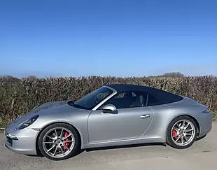 Used 2014 Porsche 911 Carrera S Cabriolet Rhodium Silver - Interior and Exterior details 4