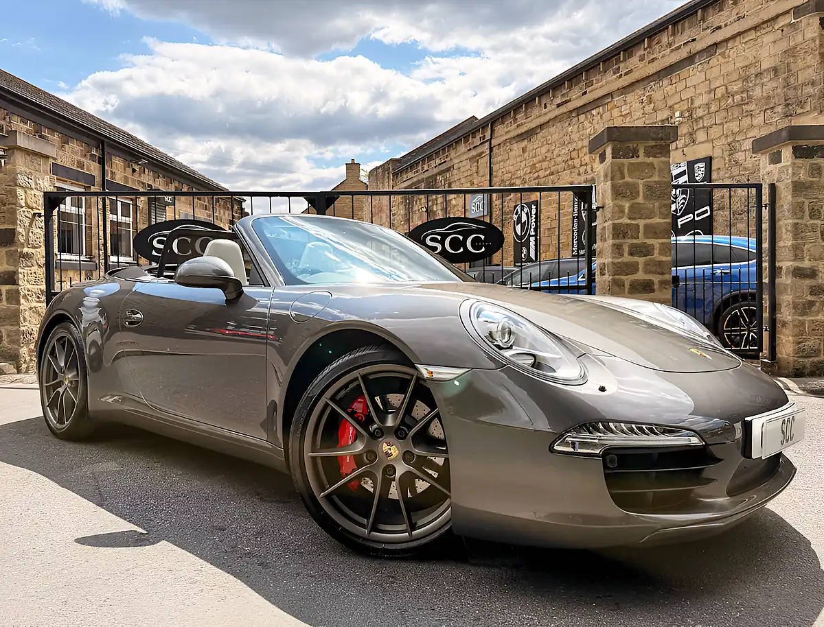 Used 2014 Porsche 911 Carrera S Convertible Agate Grey - Front View