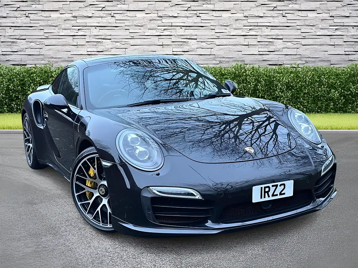 Used 2014 Porsche 911 Turbo S Black - Front View