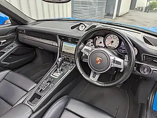 Used 2014 Porsche 911 Turbo S Blue - Interior and Exterior details 5