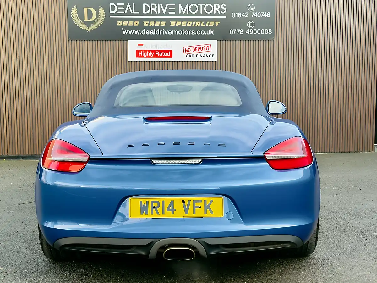 Used 2014 Porsche Boxster 981 Blue - Interior and Exterior details 10