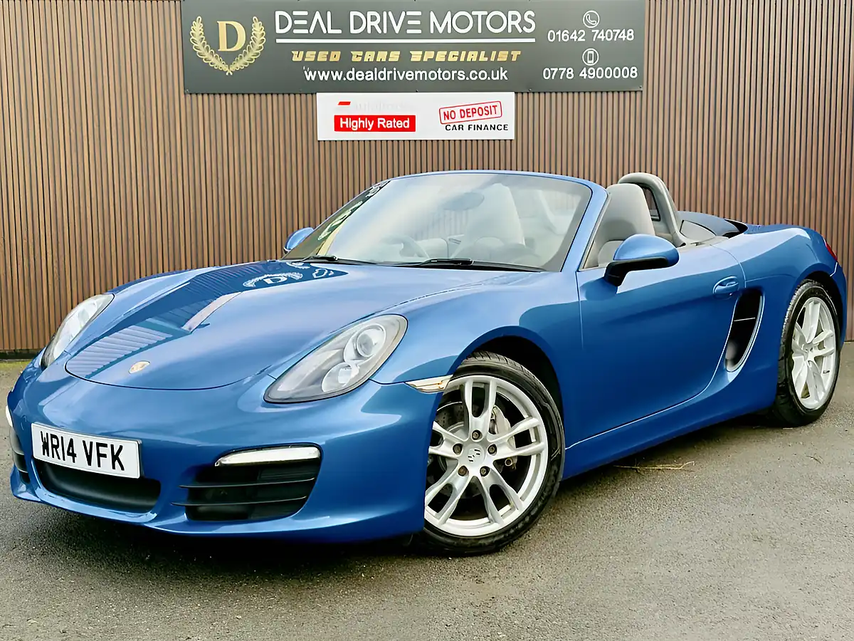 Used 2014 Porsche Boxster 981 Blue - Interior and Exterior details 11