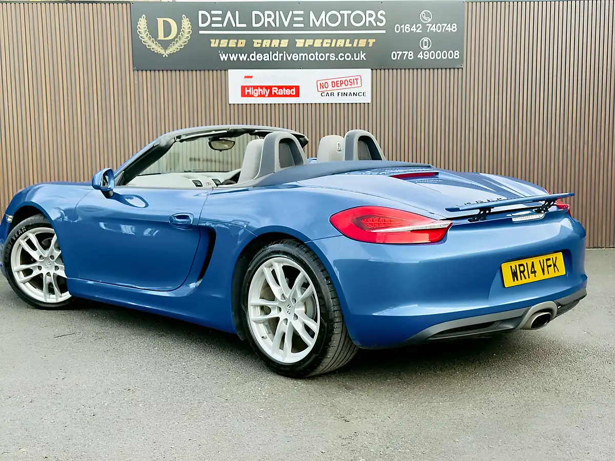 Used 2014 Porsche Boxster 981 Blue - Interior and Exterior details 13