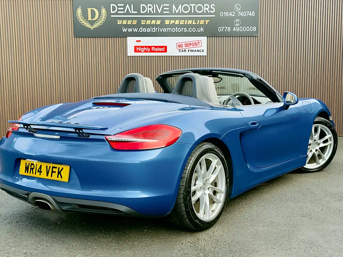 Used 2014 Porsche Boxster 981 Blue - Interior and Exterior details 18