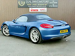 Used 2014 Porsche Boxster 981 Blue - Interior and Exterior details 2