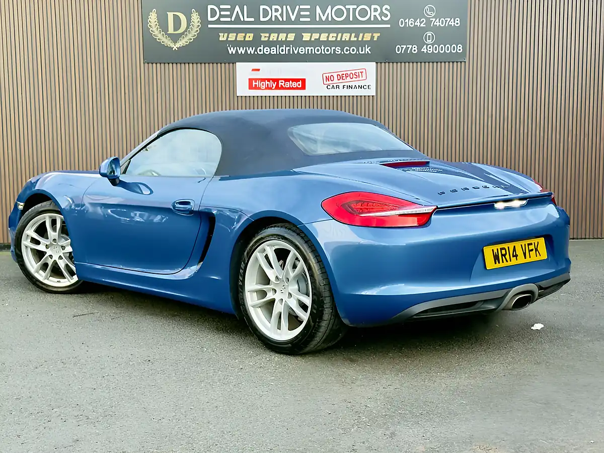 Used 2014 Porsche Boxster 981 Blue - Interior and Exterior details 2