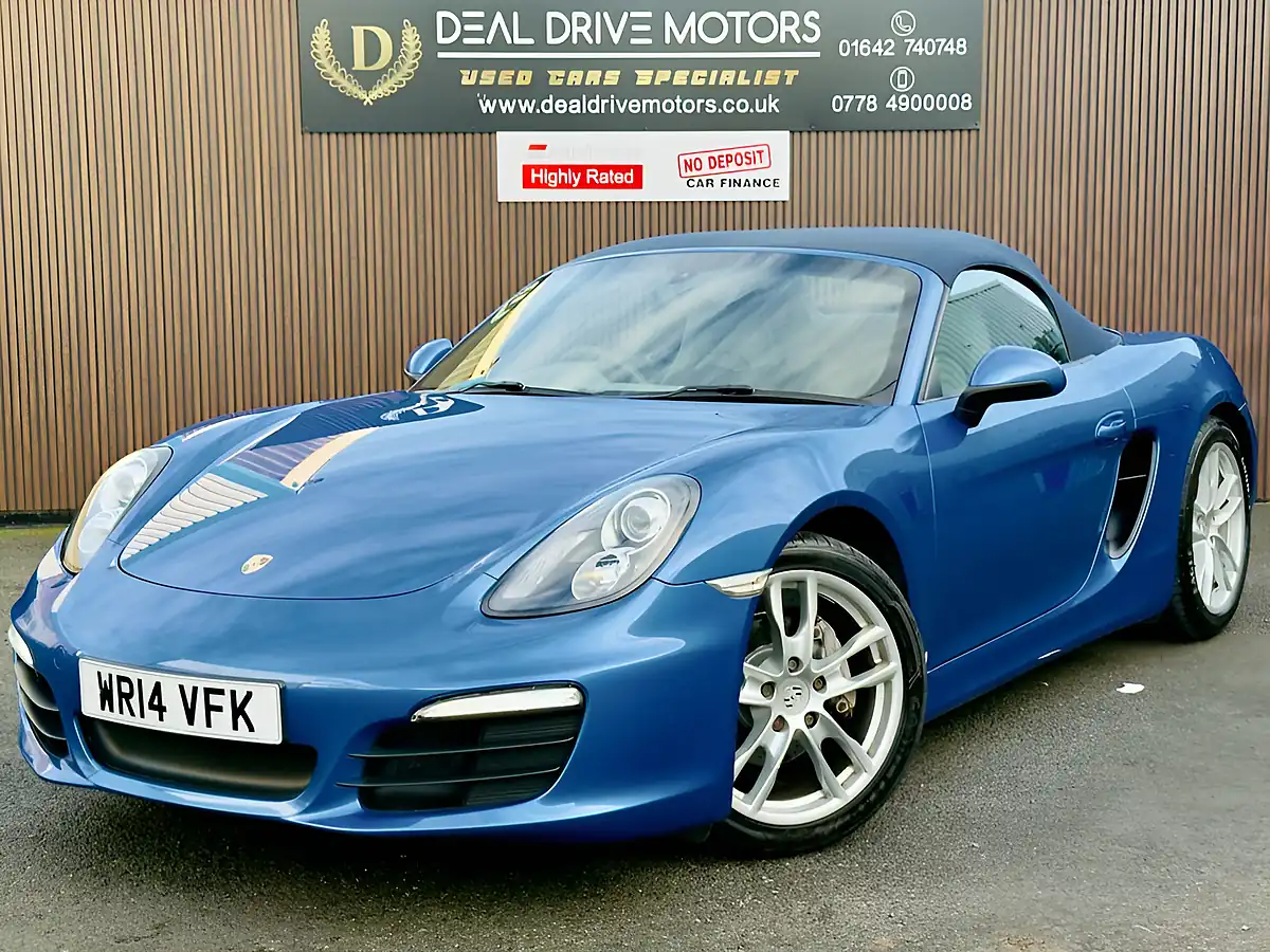 Used 2014 Porsche Boxster 981 Blue - Interior and Exterior details 4