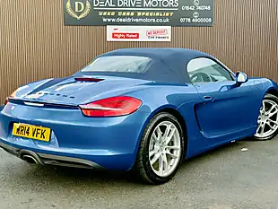 Used 2014 Porsche Boxster 981 Blue - Interior and Exterior details 6