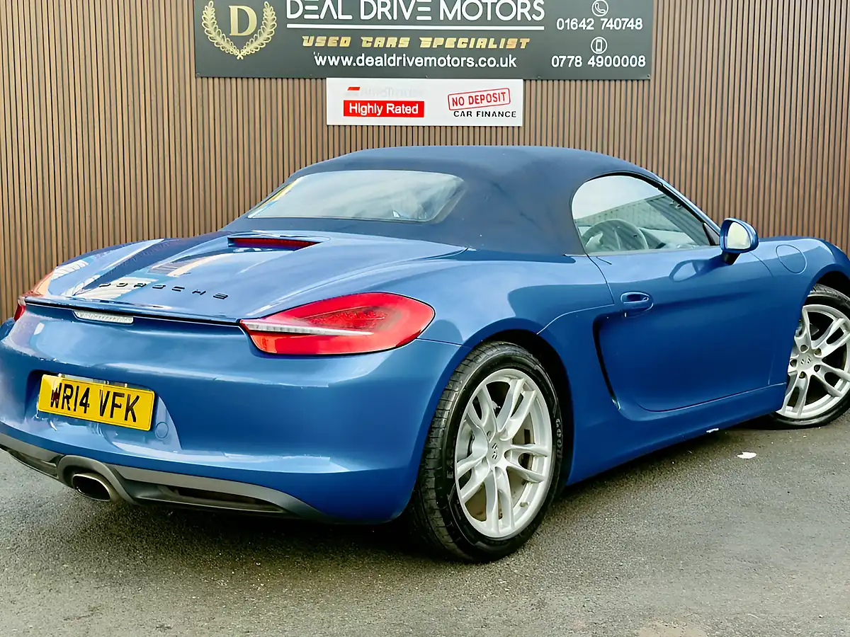 Used 2014 Porsche Boxster 981 Blue - Interior and Exterior details 6