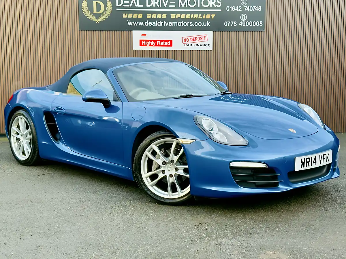Used 2014 Porsche Boxster 981 Blue - Interior and Exterior details 8