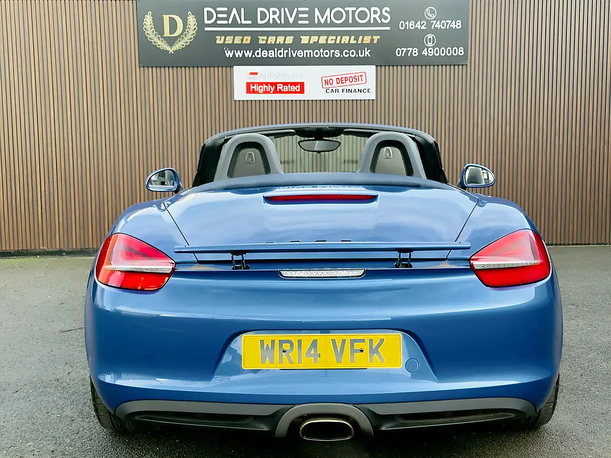 Used 2014 Porsche Boxster 981 Blue - Interior and Exterior details 9