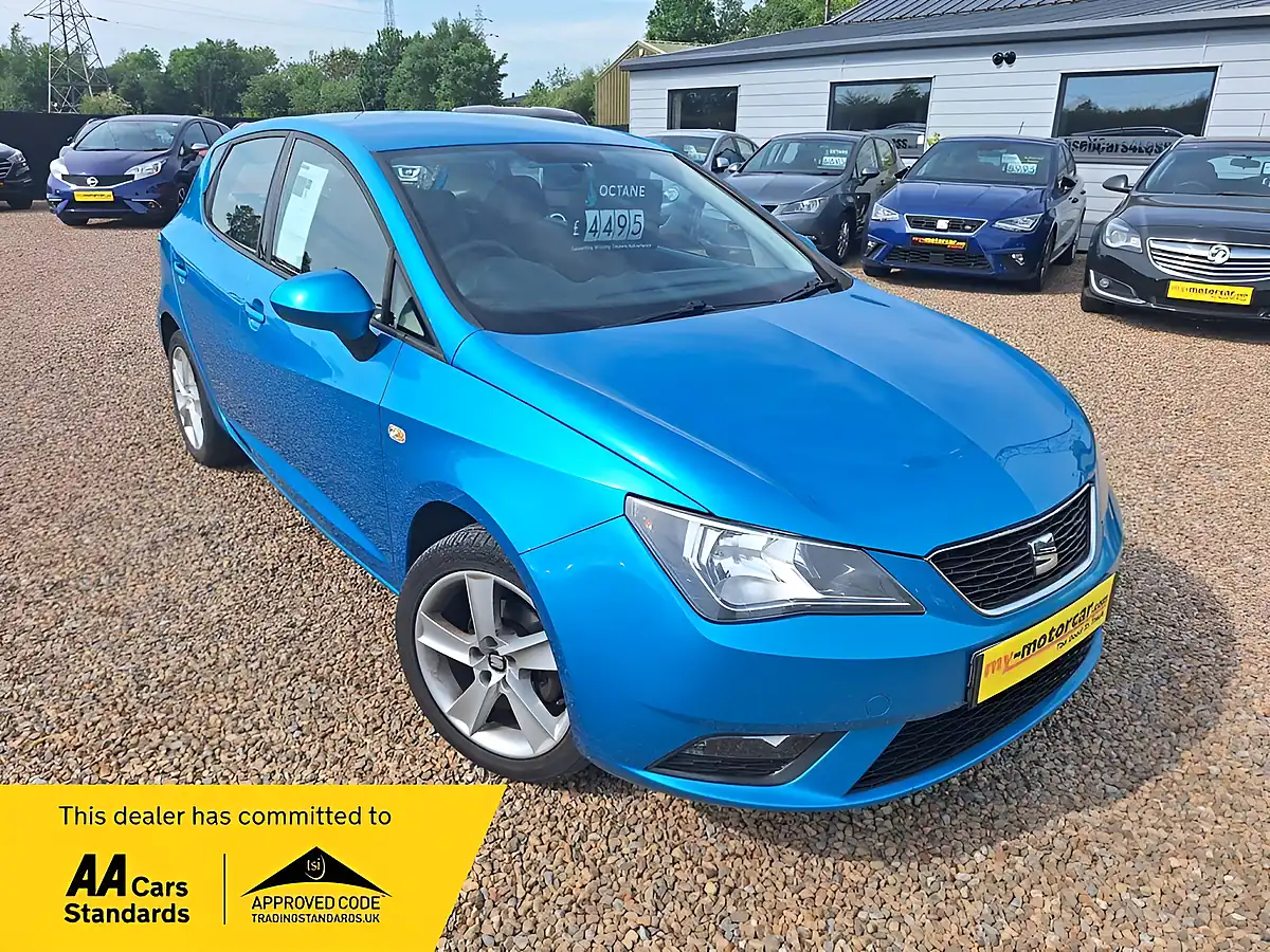 Used 2014 SEAT Ibiza Toca Blue - Front View
