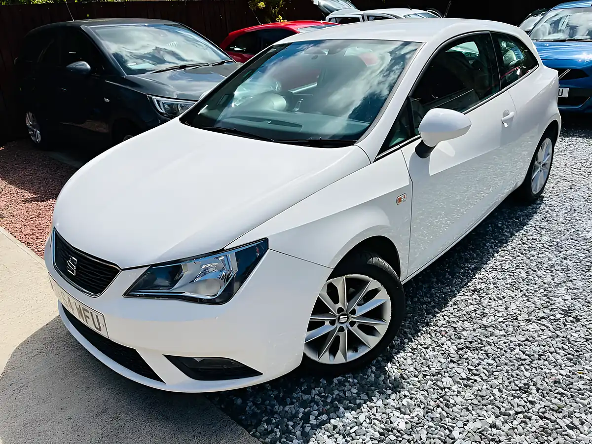 Used 2014 SEAT Ibiza Toca Sport Coupe White - Interior and Exterior details 2