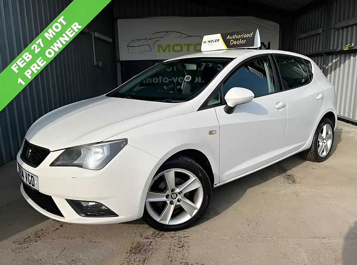 Used 2014 SEAT Ibiza Toca White - Front View
