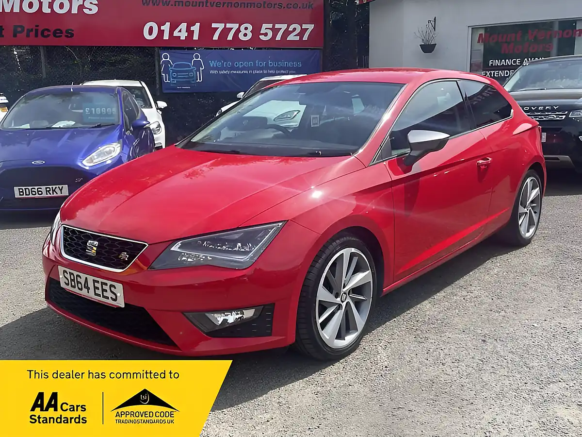 Used 2014 SEAT Leon Fr Sport Coupe Red - Front View
