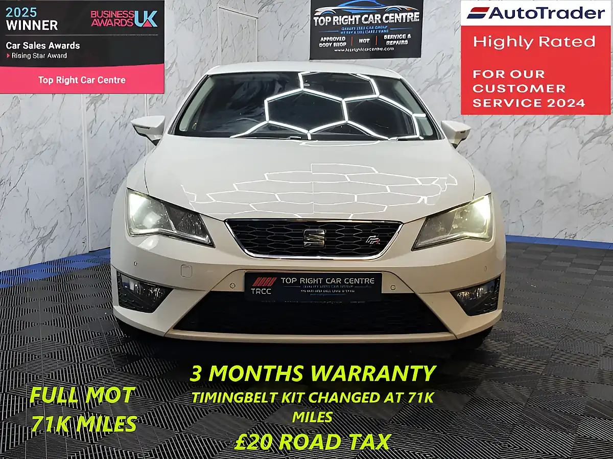 Used 2014 SEAT Leon Fr White - Interior and Exterior details 2