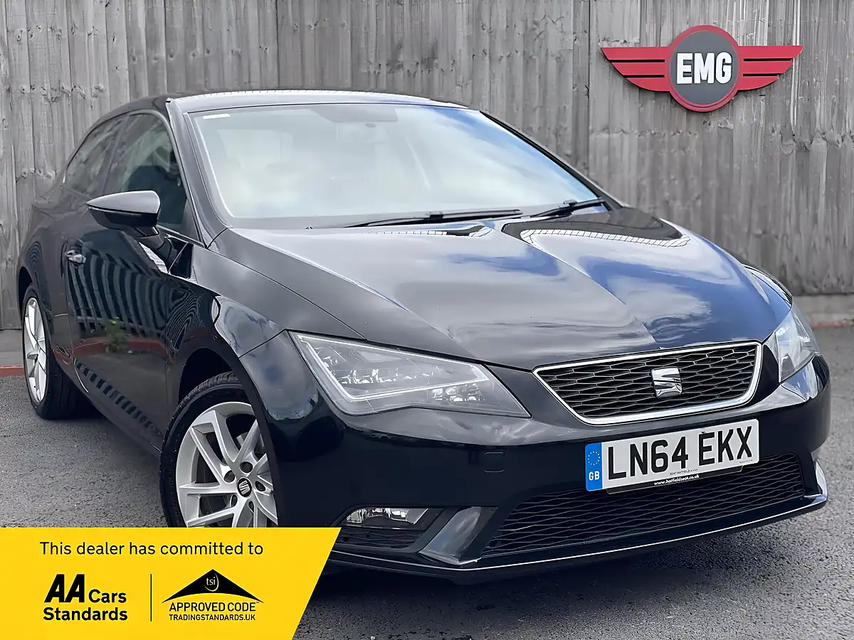 Used 2014 SEAT Leon Se Sport Coupe Black - Front View