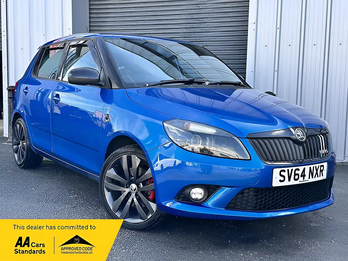 Used 2014 Skoda Fabia VRS S2000 Blue - Front View
