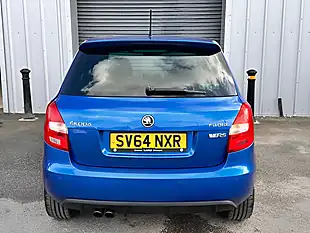 Used 2014 Skoda Fabia VRS S2000 Blue - Interior and Exterior details 9