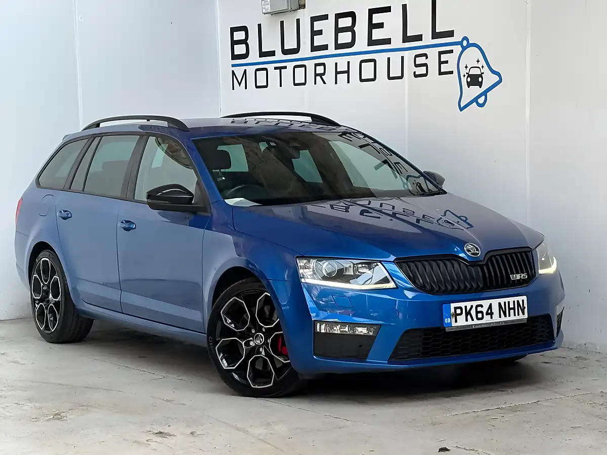 Used 2014 Skoda Octavia VRS Race Blue - Front View