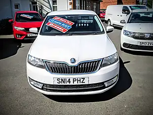 Used 2014 Skoda Rapid Spaceback Se White - Interior and Exterior details 10
