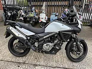 Used 2014 Suzuki V-Strom 650 White - Interior and Exterior details 2